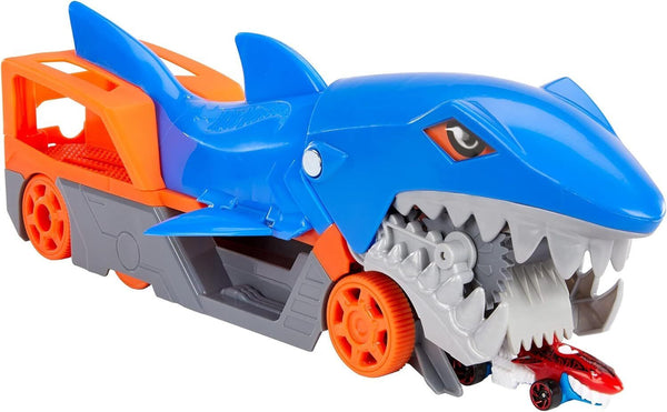 Hot Wheels City Shark Chomp Transporter - Vehicle Play Set, Action Packed Fun