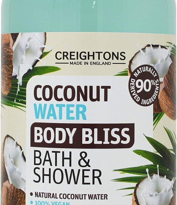 Creightons Body Bliss Coconut Water Bath and Shower Gel (500ml) x 2 Bottles