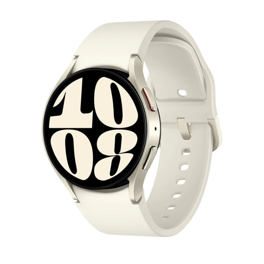 Samsung Galaxy Watch6 (Bluetooth, 40 mm) Gold Aluminium Case + Cream Strap
