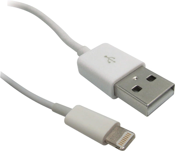 Xqisit Charge and Sync USB Adapter - Compatible iPhone, iPad iPod, White 