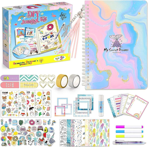 Girls Scrapbook Kit 3-12 Years Craft Birthday Xmas Gift Set