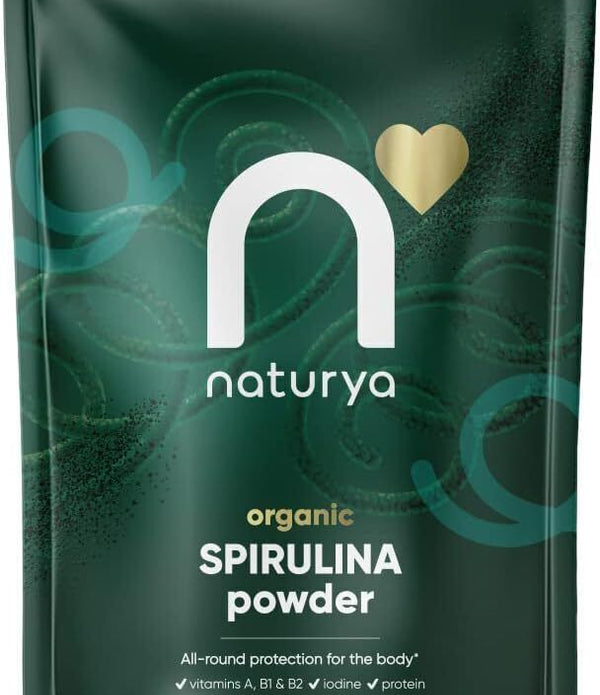 Naturya Organic Spirulina Powder - 100g, Nutrient-Rich Superfood Supplement