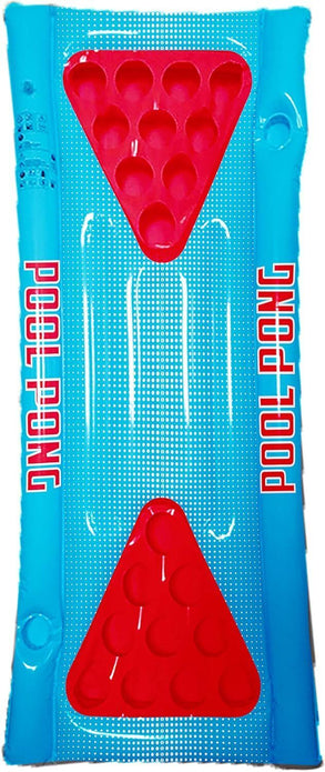 Inflatable Beer Pong Table Raft Float Summer Beach Water Pool Party Games