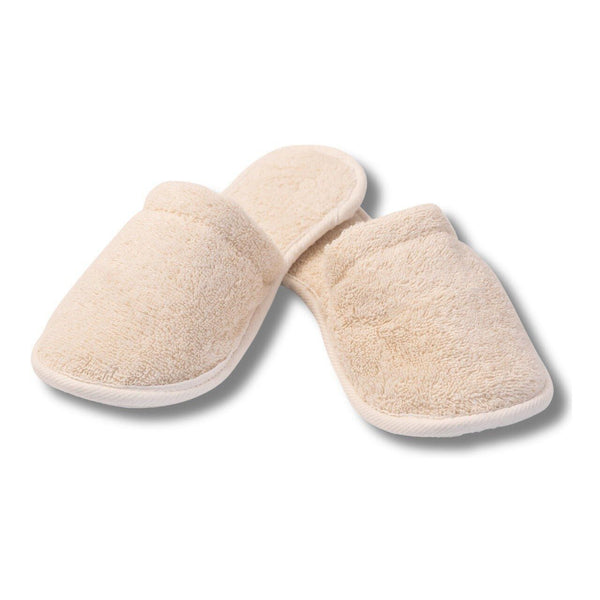 Eco Bath Organic Cotton Toweling Slippers - Small Size Unisex