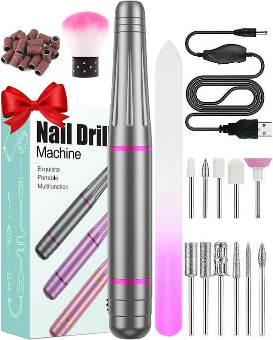 Professional Electric Nail File Drill Set Manicure Pedicure Machine Kit Art File