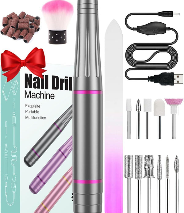 Professional Electric Nail File Drill Set Manicure Pedicure Machine Kit Art File