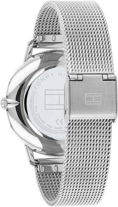 Tomm y Hilfige r Classic Steel Mesh Ladies Watch - Elegant Design