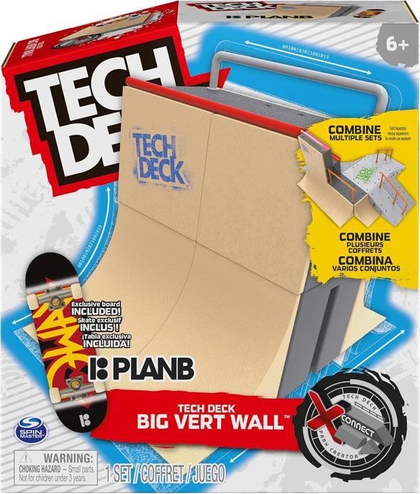 Tech Deck X-Connect Big Vert wall Park Creator Customizable Buildable Ramp Set