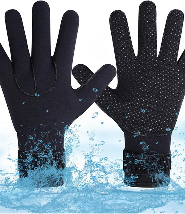 ABPOK 3mm Neoprene Diving Gloves Thermal Anti-slip Water Sports Men Women