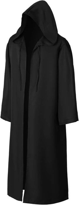 Hooded Robe Cloak Wizard Tunic Halloween Cosplay Costume for Adult - LARGE