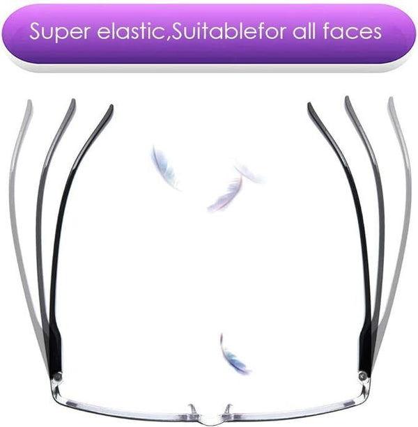 TERAISE Anti-Blue Light Reading Glasses, 4-Pack, Comfortable & Lightweight, Blac