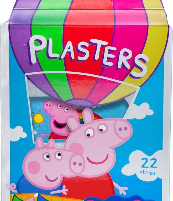 3 PACK Pepp a Pig Latex-Free Hypoallergenic Plasters 22pc Kids Fun Designs