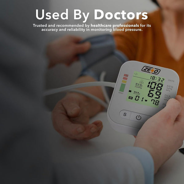 ZENO Blood Pressure Monitor - Accurate Upper Arm BP Machine for Home Use