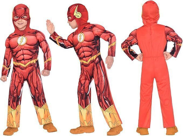 Amscan Boys Flash Costume for 6-8 Year Olds Superhero Outfit