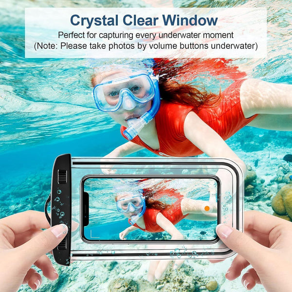 ShangYa Waterproof Phone Pouch  Universal Dry Bag for iPhone & Samsung, IPX8