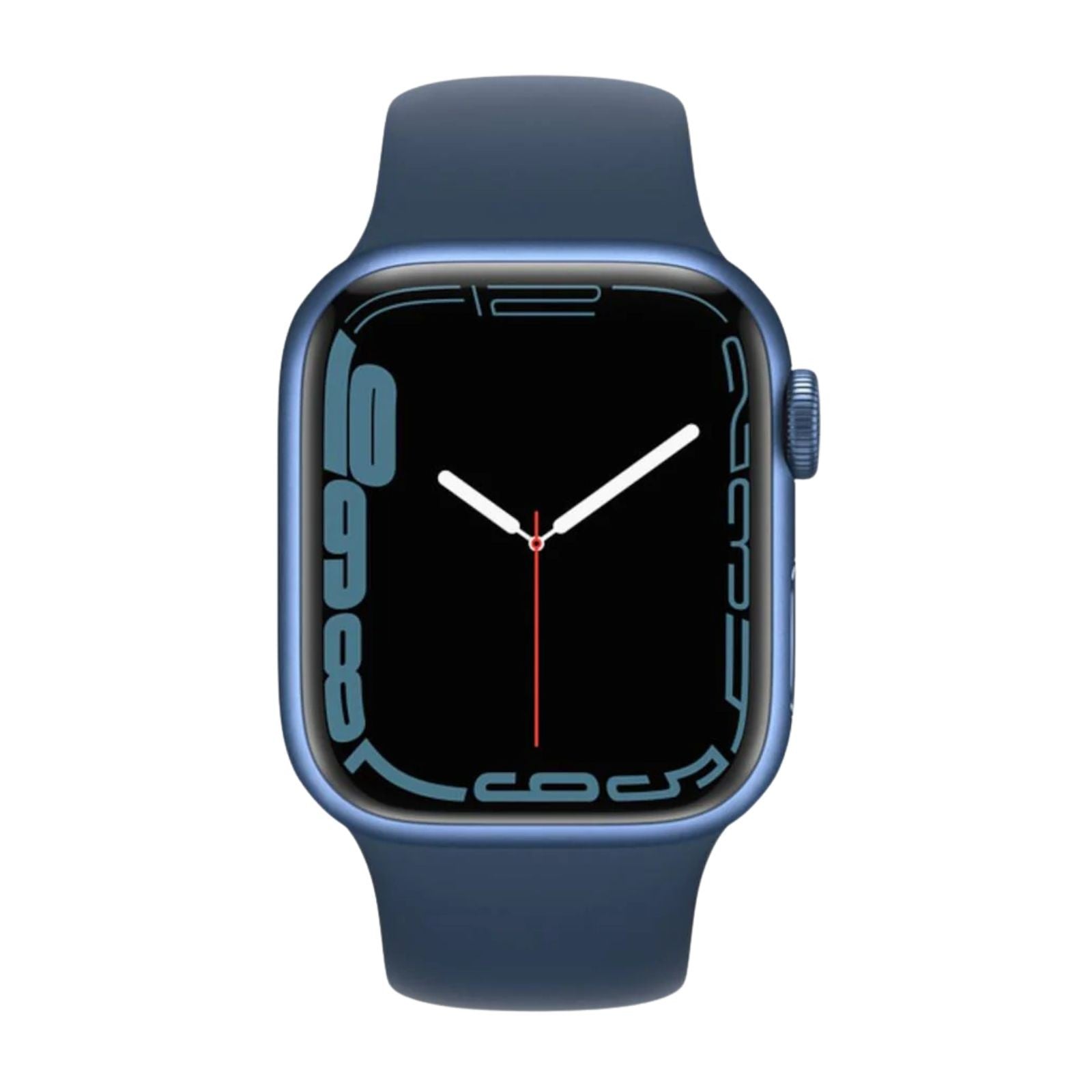 Apple Watch Series 7 (GPS, 41mm) Blue Aluminium Case + Blue Strap
