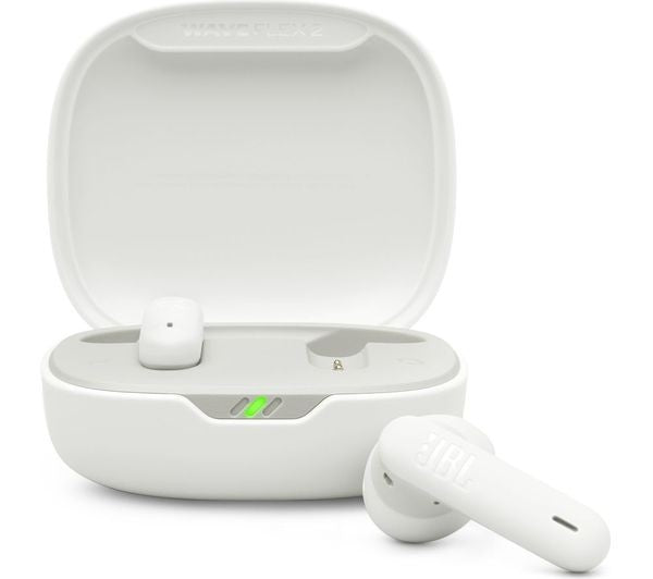 JBL Wave Flex 2 Wireless Bluetooth Earbuds - White