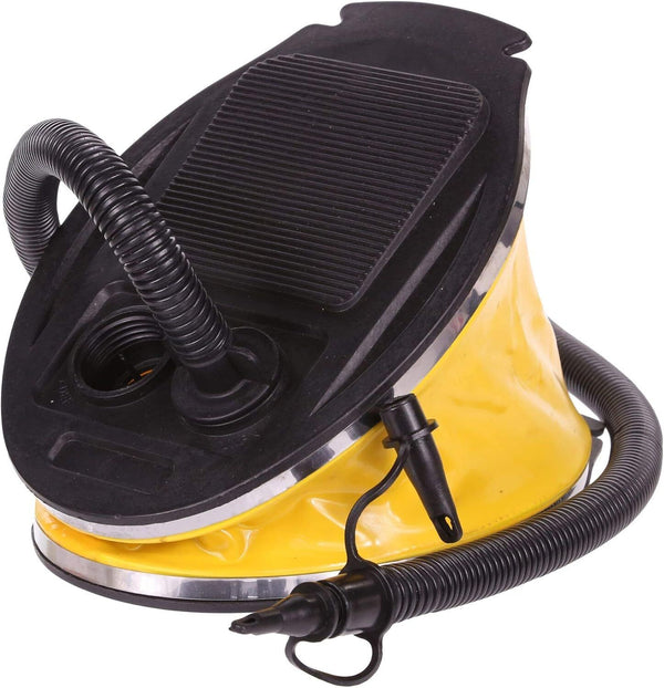 Air Pump Foot Camping 3-Litre Operated Suitable For All Inflatables/ 3 Nozzles