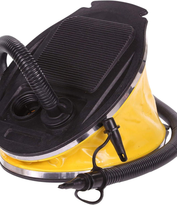 Air Pump Foot Camping 3-Litre Operated Suitable For All Inflatables/ 3 Nozzles