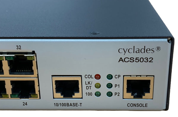 Avocent ACS5032DAC-106 32 Port Cyclades ACS 5032 Console Server with Dual AC PSU