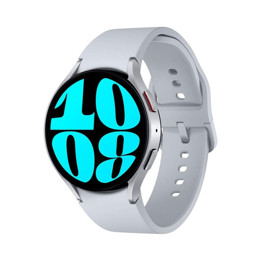 Samsung Galaxy Watch6 (LTE, 44mm) Silver Aluminium Case + Light Grey Strap