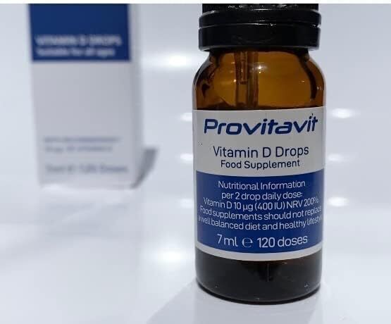 Provitavit Vitamin D Drops 400IU 7ml (120 Doses)