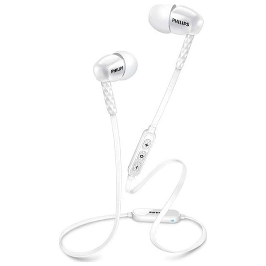 Philip'S Wireless Bluetooth Rechargeable In Ear Headphones & Mic White (Shb5850)