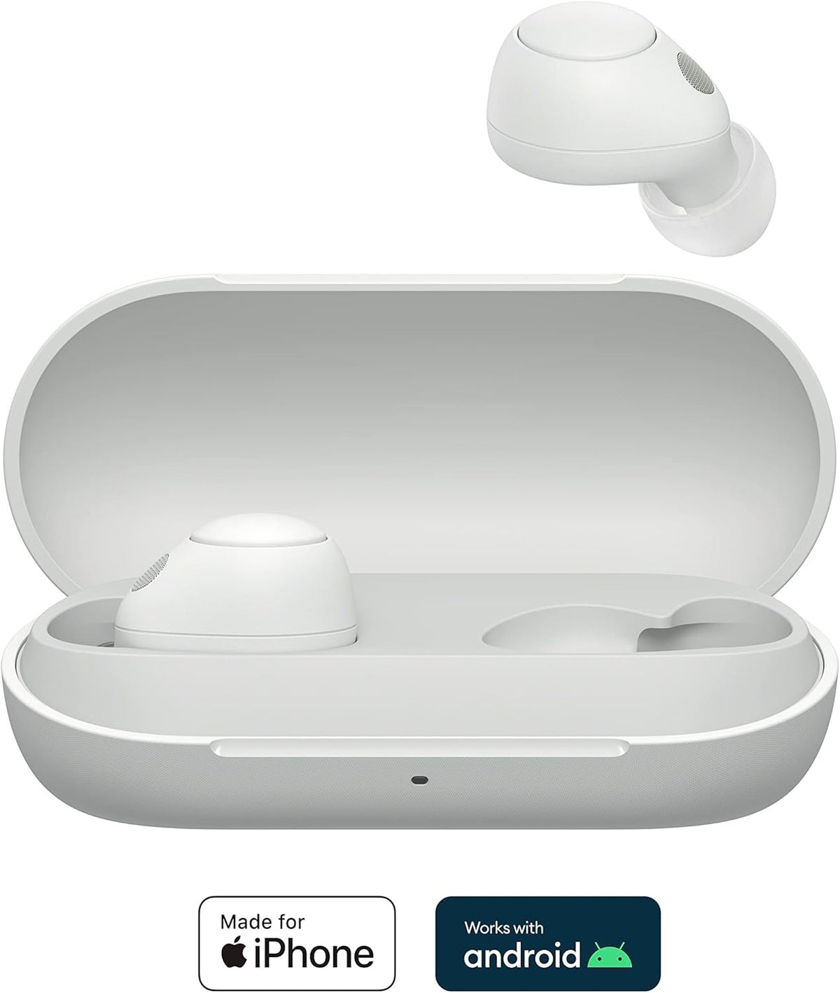 SONY WF-C710N Wireless Bluetooth Noise-Cancelling Earbuds - White