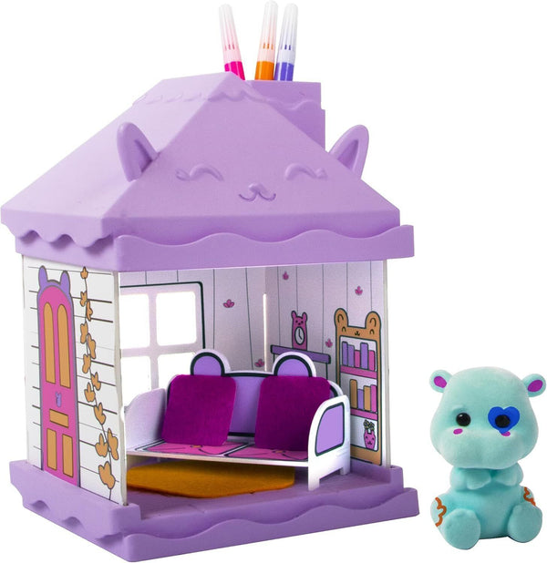 Fuzzikins Home Makers Hippo's Living Room Creative Playset for Kids **SEE NOTES*