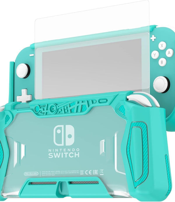 Protector Case for Nintendo Switch Lite, Turquoise Carrying Case for Console