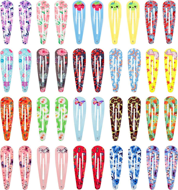 multicolour hair snap clips claws x100 New Girls Women's Hair Accessories