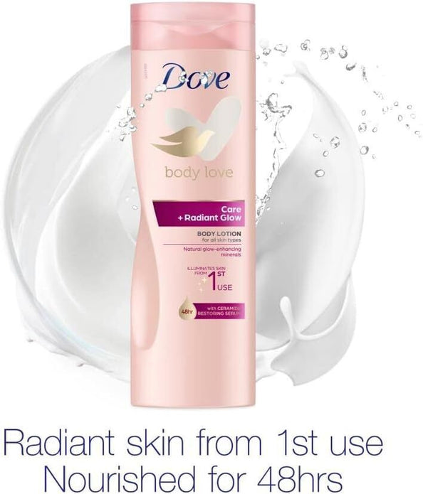 Dove Care Plus Radiant Glow Body Lotion 400Ml
