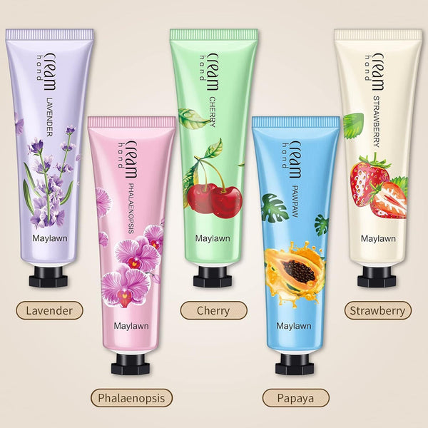 Maylawn Hand Cream, 5 X 30Ml, Hand Cream Gift Sets, Vegan Friendly, 2 Sets of 5