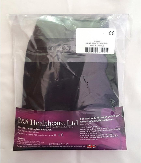 NRS PandS Mens Waterproof Incontinence Pants, X Large (VAT Relief Eligible)