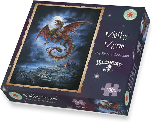 The Whitby Wyrm Jigsaw Puzzle (1000 Pieces) - Gothic Fantasy Jigsaw Puzzles