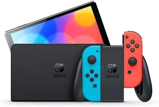 Nintendo Switch (Oled Model) - Neon Red/ Neon Blue