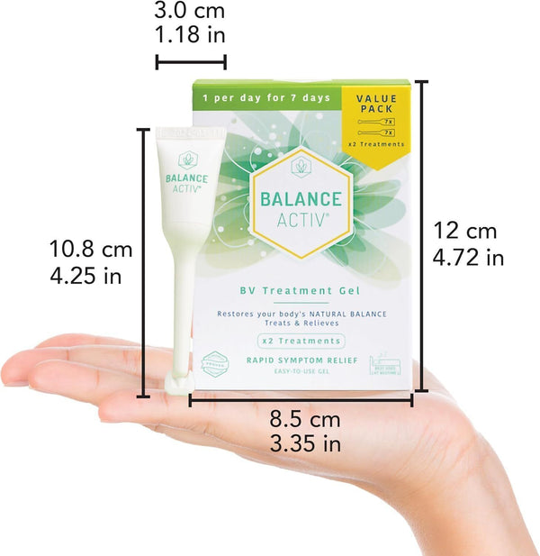 Balance Activ Gel - Bacterial Vaginosis Treatment for Women - Pack of 14,