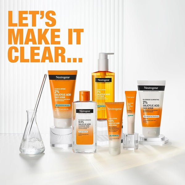 Neutrogena Blackhead Eliminating Scrub 150ml - Pack of 2 Face Exfoliator