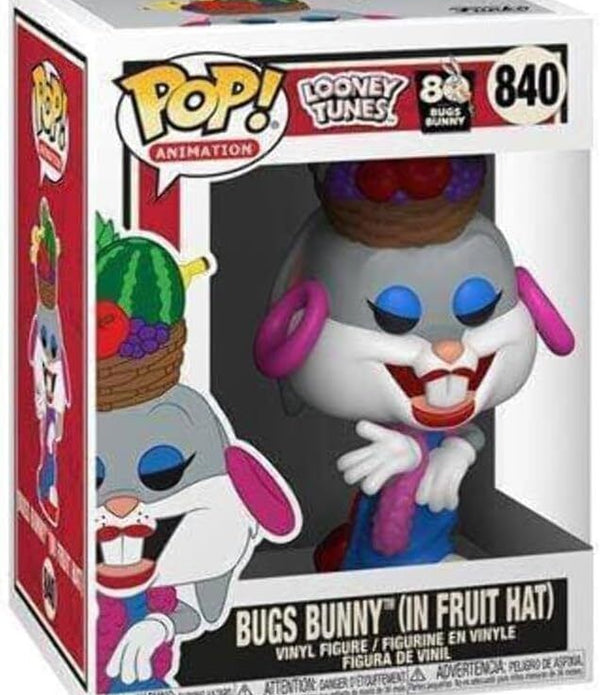 Funko POP! Looney Tunes - 80 Years Of Bugs Bunny - Bugs Bunny (in Fruit Hat) 840
