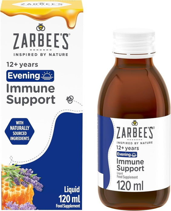 Zarbees Evening Immune Support, 120ml Honey Lavender Biotin Vit D 12+