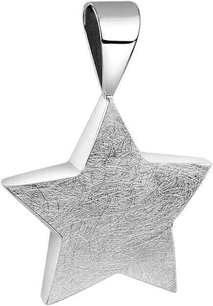 Nenalina Women’s Star Pendant, Shiny 925 Sterling Silver Necklace / Chain