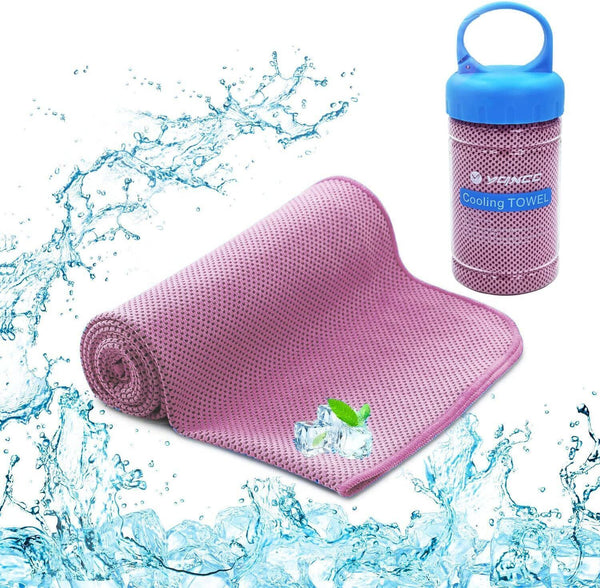 YQXCC Cooling Towel 120x30cm, Microfiber Ice Towel for Gym & Yoga