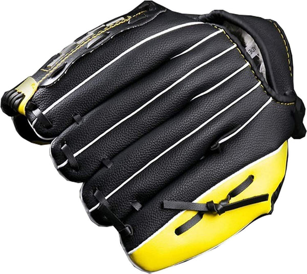 Wonninek Baseball Glove Soft Solid PU Leather Professional Mitt 11.5 Inch