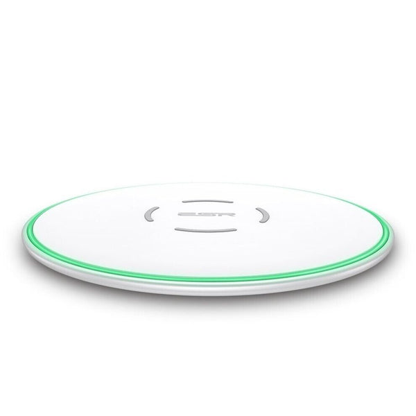 ESR Wireless Charger, 7.5W/10W [Heat Control] Fast-Charging, White 