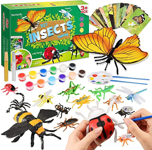 Tragik Paint Your Own Toy Bugs Ages 2-10 Easter & Educational Craft Kit