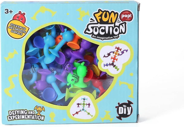 SULOLI 38PCS Sucker Toys - Suction Cup Airplane Window Travel Toys for Kids 2+