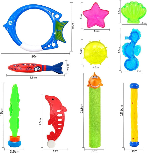 Paochocky Diving Game Set, Swimming Pool Toys for Kids