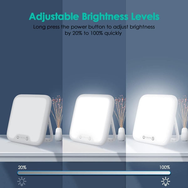 SAD Light Therapy Lamp 10,000 Lux Portable Daylight Box