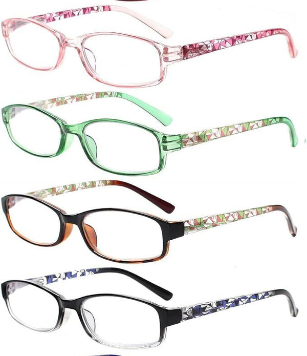 Kerecsen 6-Pack Blue Light Blocking Reading Glasses - Spring Hinge