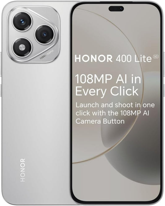Honor 400 Lite Velvet Grey 256GB 5G Unlocked & SIM Free Smartphone
